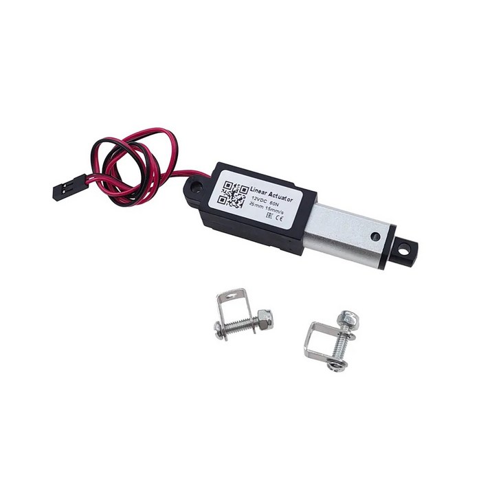 소형 리니어 모터 12V 엑츌레이터 모터 25mm, 1개