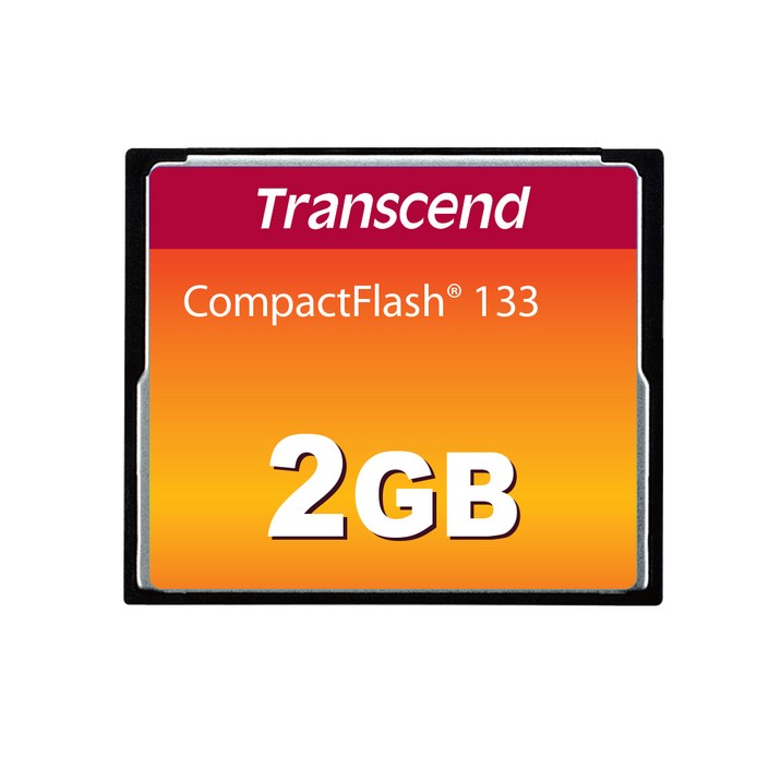 트랜센드 CF 2GB 133X 메모리카드 133배속 CF카드 CF메모리카드, 2GB