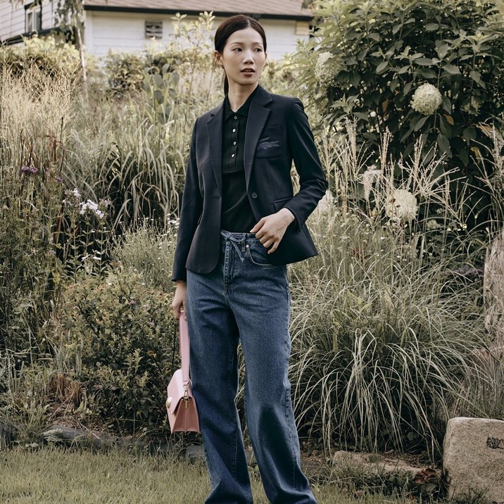 [라코스테 공식] 여성 와이드 데님팬츠 HF2448-55N 36L