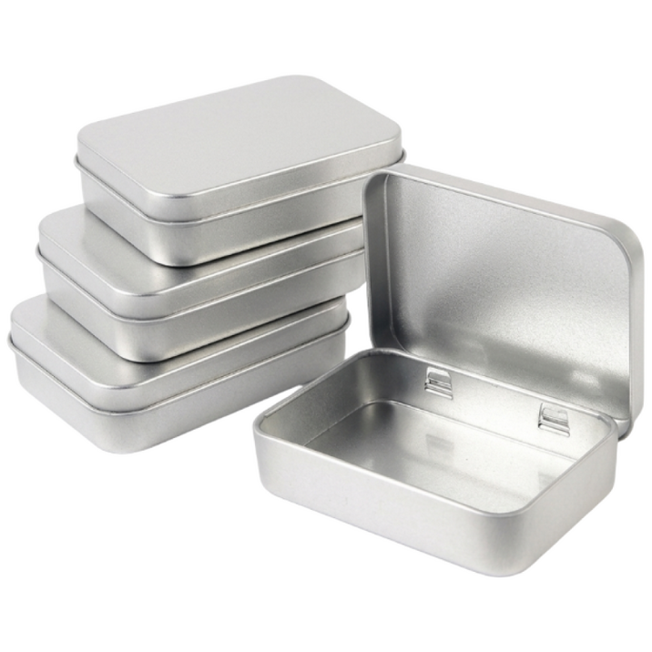 딜리디  틴케이스 미니 수납 정리 4개입 (네임스티커 포함)