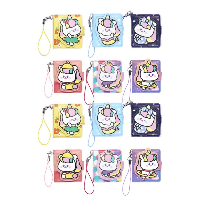 핑크풋 1000 유니코니 미니 다이어리 6종 x 2p 세트