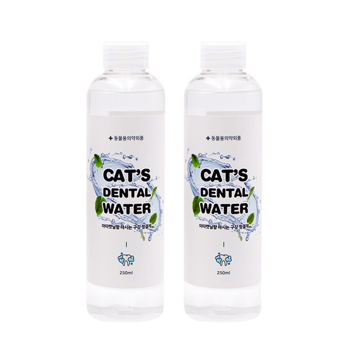 정글몬스터 캣 덴탈워터 구강청결제, 250ml, 2개 정글몬스터 캣 덴탈워터 구강청결제, 250ml, 2개