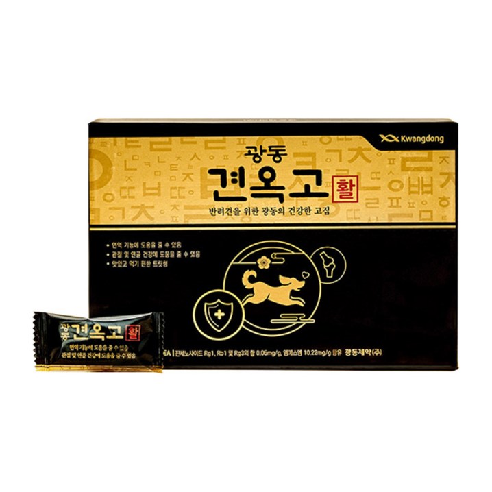 광동 반려동물 견옥고 활 종합영양제 5g x 30p, 홍삼 + 아카시아꿀 혼합맛, 1개 20230311