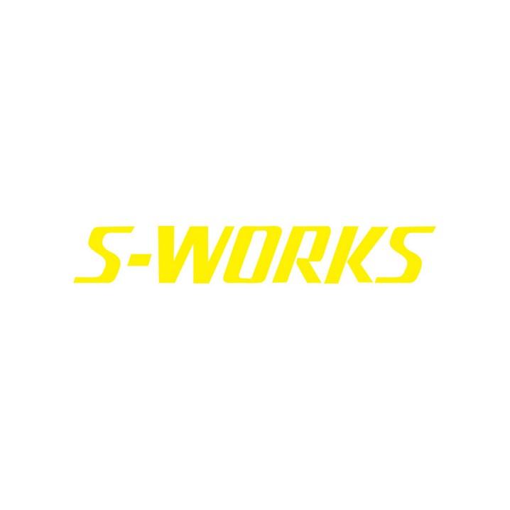 에스웍스 자전거스티커 SWORKS 로고 컷팅 대형 스티커