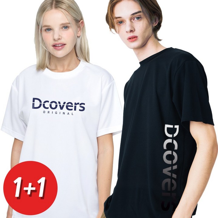 11 디커버스 2장 DCOVERS 기능성 티셔츠 남자 여성 반팔티