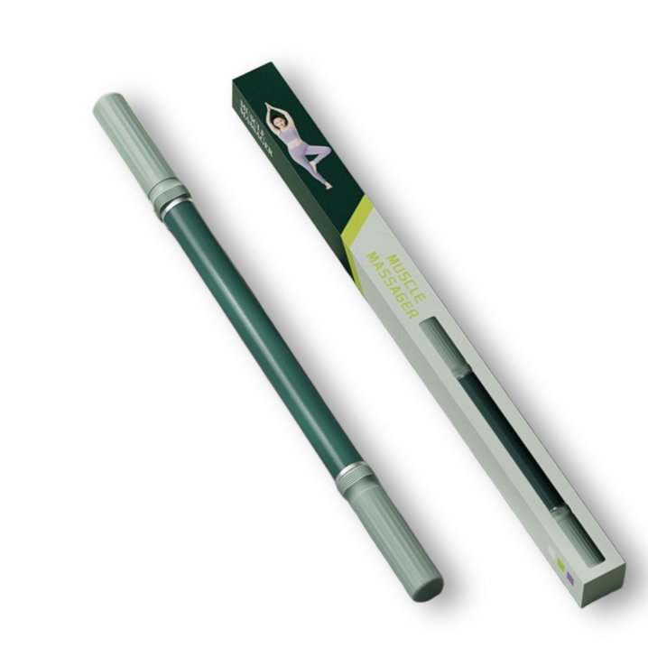 나믹스 58cm 바디 경락 괄사 릴렉스 마사지봉, 그린, 1개
