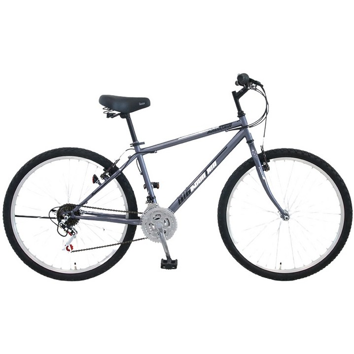 삼천리자전거 하운드 빅마운틴 생활용 MTB 자전거 기어 21단 26인치 권장신장 155cm 이상, 미조립박스, 다크실버