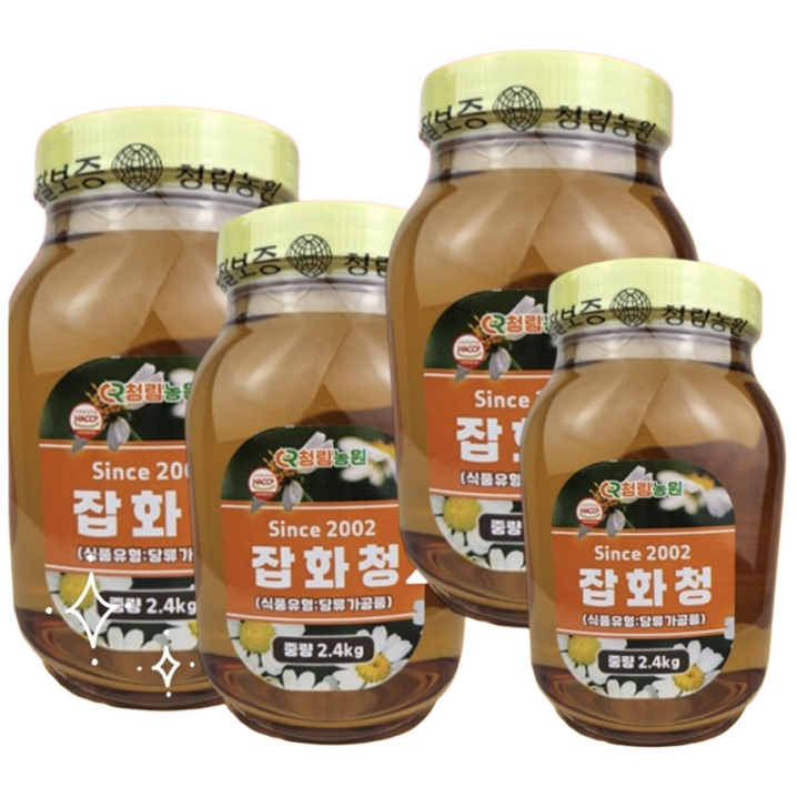 청림 잡화청 2.4kg, 8개, 2.4kg