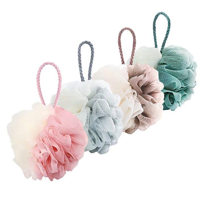 더자카 투톤 샤워볼 4p