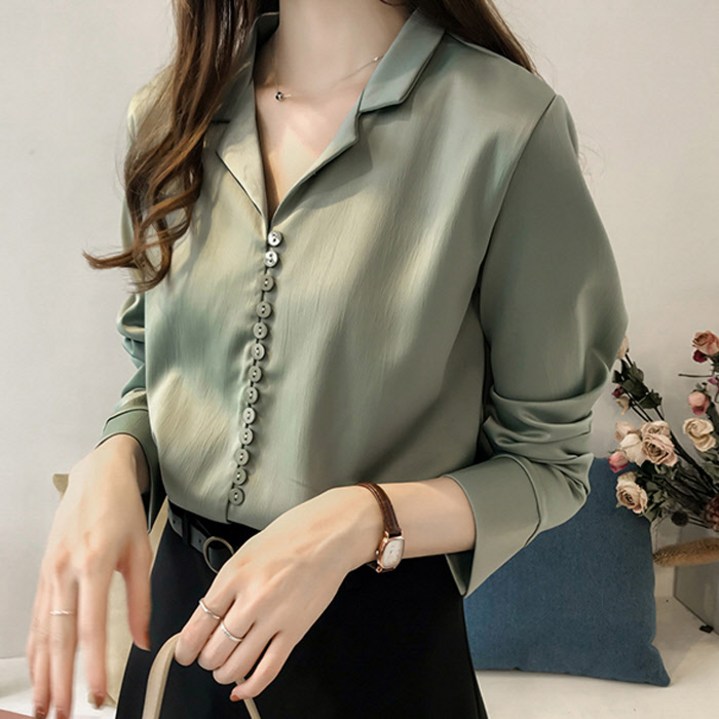 코코블랑 여성용 리벤느 모던카라블라우스