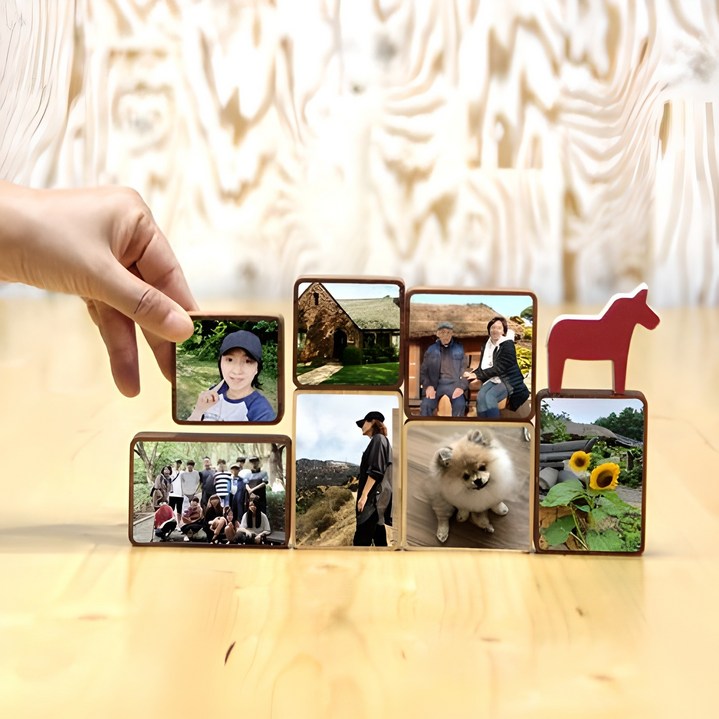 친환경 나무 납골당 추모액자 미니 봉안당 꾸미기 영구보존 위패 사진제작 포함