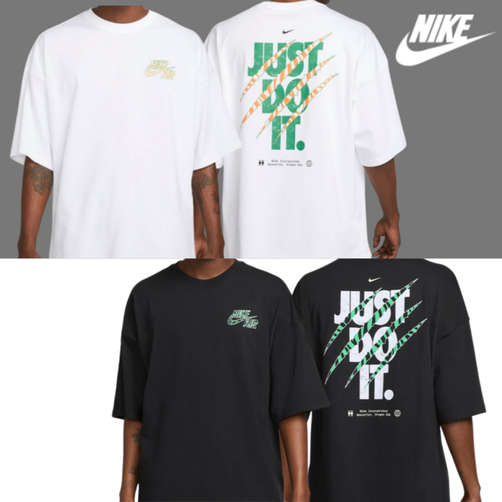 [당일발송] 나이키 NIKE 남녀공용 NSW 오버핏 그래픽 반팔 티셔츠 남성 여성 반팔티 스포네틱 양말