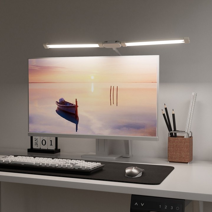 Bornoon LED 무선 와이드 안티 블루라이트 학습용 스탠드