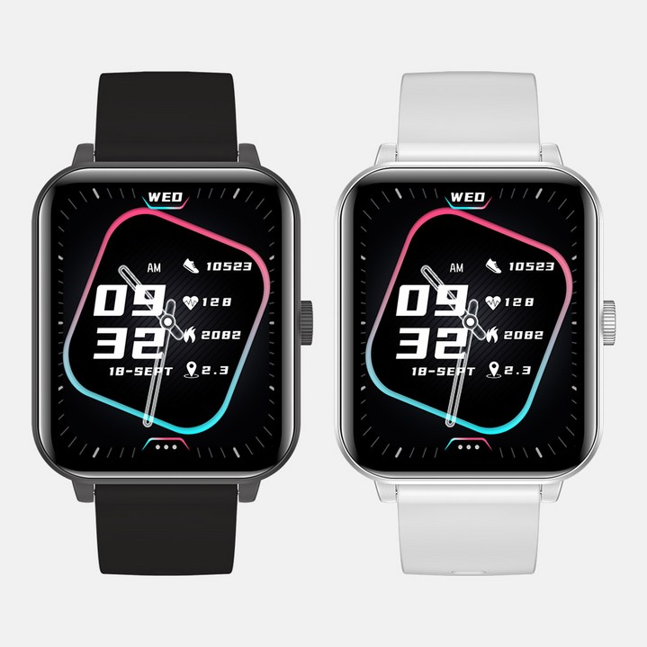 디즈먼트 스마트워치 DizSW01, GPS 블루투스, 5cm, 실버