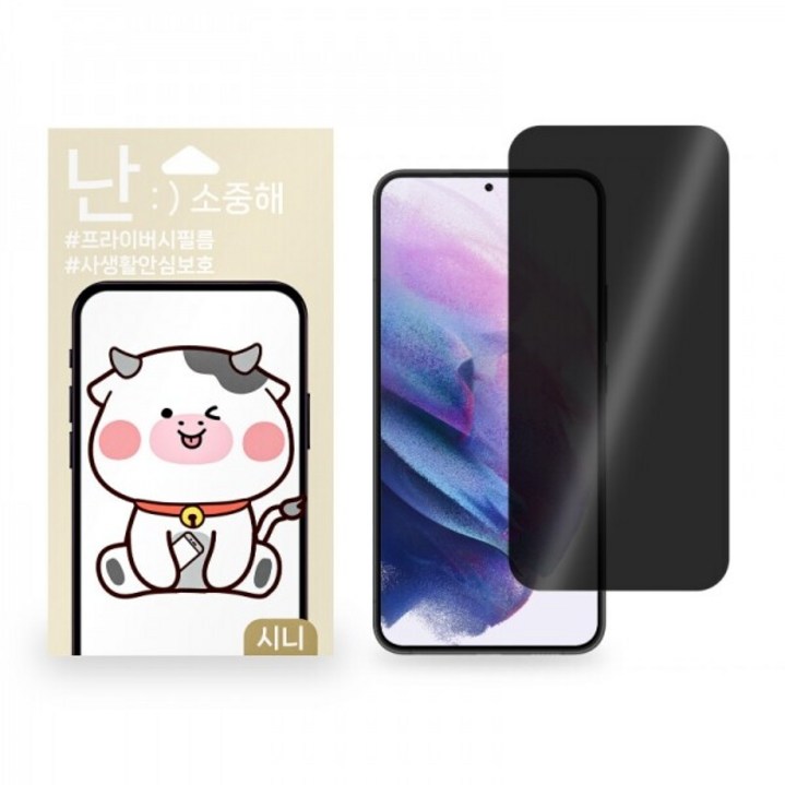 갤럭시 S22 핸드폰필름 사생활보호필름 2매, 2개입