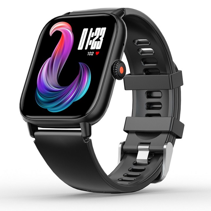 와피크 블루투스 통화 스마트워치 Z8 고화질 1.91인치 초등학생, 블랙, 4.8cm, GPS + 블루투스