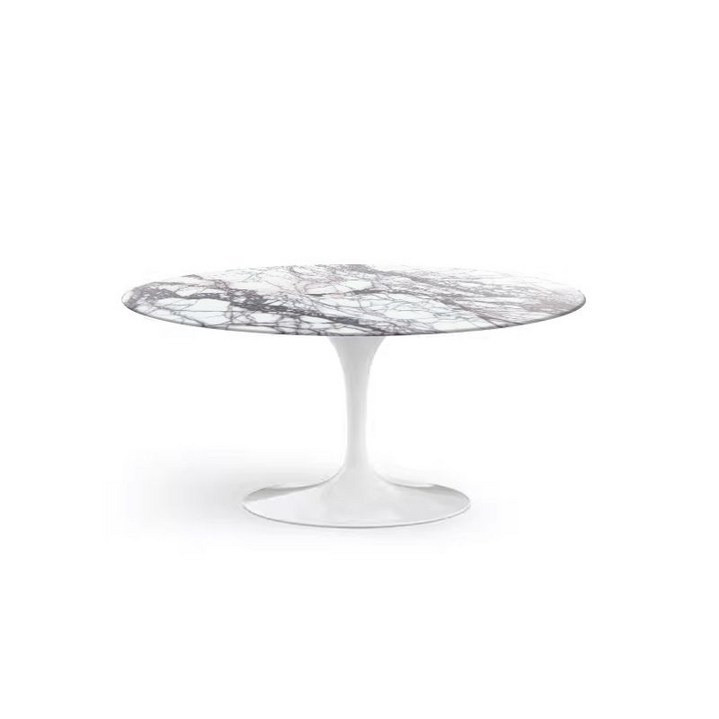 천연 대리석 식탁 타원형 튤립 테이블, B. 천연대리석-Xiang Xuemei