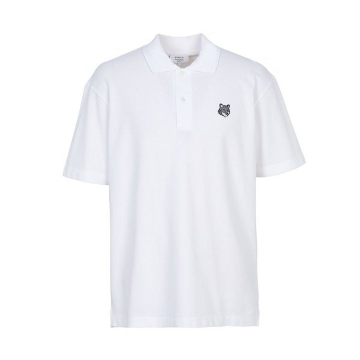 [백화점정품] 메종키츠네 반팔 티셔츠 폭스헤드 남성 카라 반팔티셔츠 PM00210KP0001 P100 반팔티