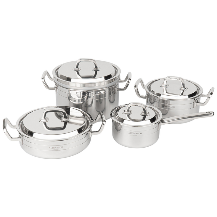 알텐바흐 큐라이네 통5/7중 스텐냄비 인덕션용 냄비 5종세트, 스텐, 1세트, 5종세트