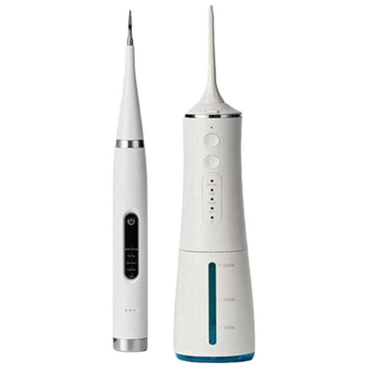 [치과공식판매] 원웨이 워터 구강세정기 무선 물치실 휴대용 구강청결기 스타터 1+1, 2개