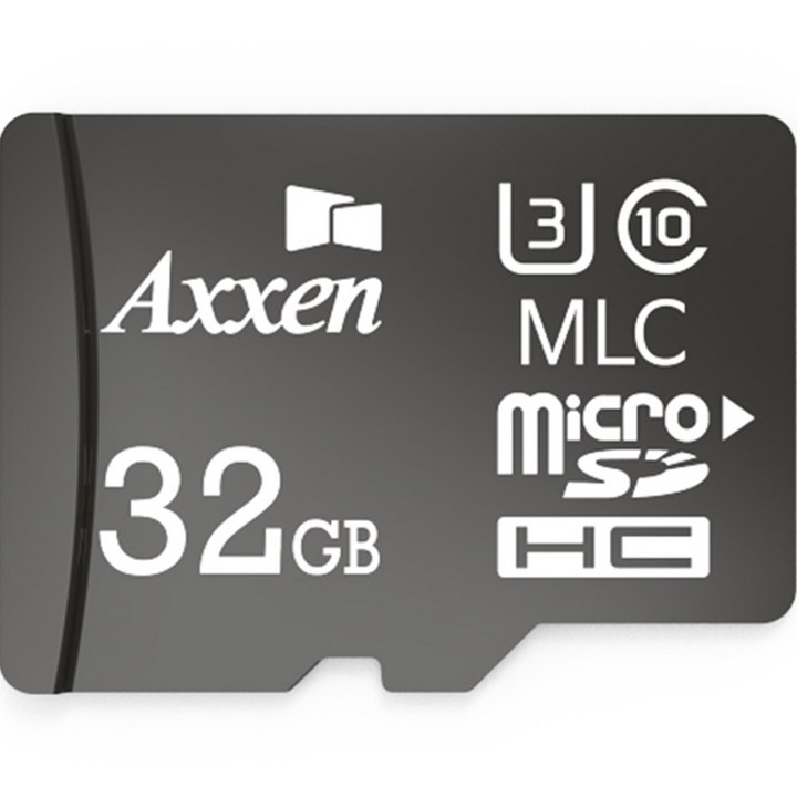 sd메모리카드512 액센 블랙박스용 MSD Black MLC U3 Class10 마이크로 SD 카드, 32GB