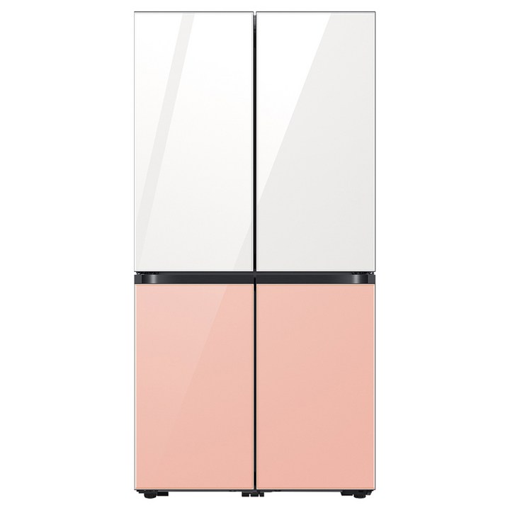 삼성비스코프냉장고 [색상선택형] 삼성전자 비스포크 4도어 프리스탠딩 냉장고 875L 방문설치