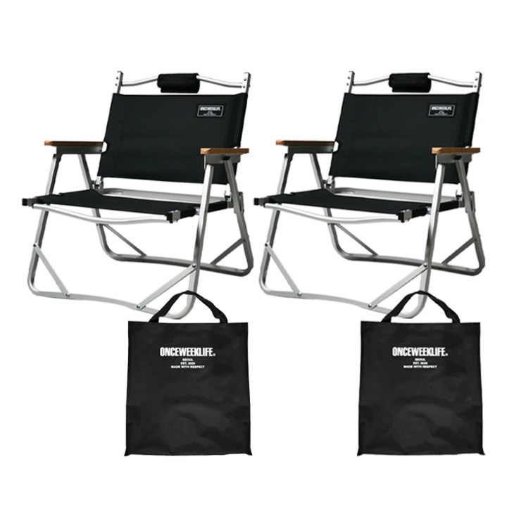 원스위크라이프 접이식 캠핑의자 + 가방 세트