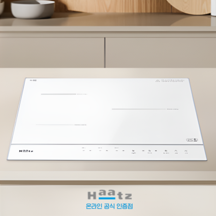 하츠 클레르 3구 인덕션 화이트 매립형 전기레인지 쿡탑, 빌트인, EIC-30HWR252