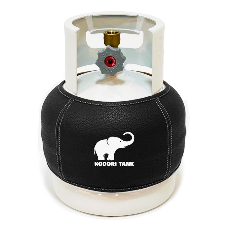 해바라기버너 코돌이탱크 LPG 3kg가스통 고화력 캠핑버너, 1개, 코돌이탱크3KG+코돌이워머(블랙)