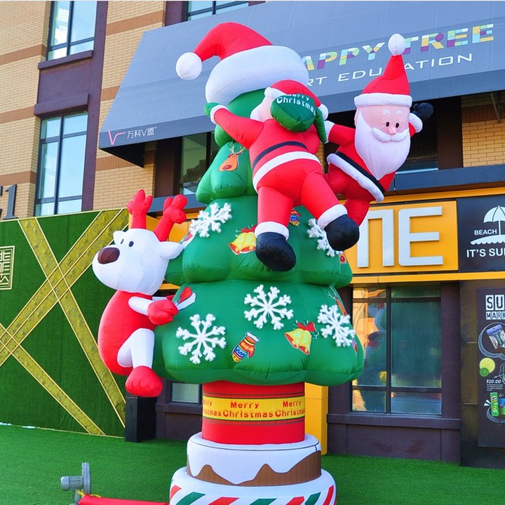 산타조형물 벽타는 대형 산타 인형 조형물 크리스마스 야외 장식 품 꾸미기