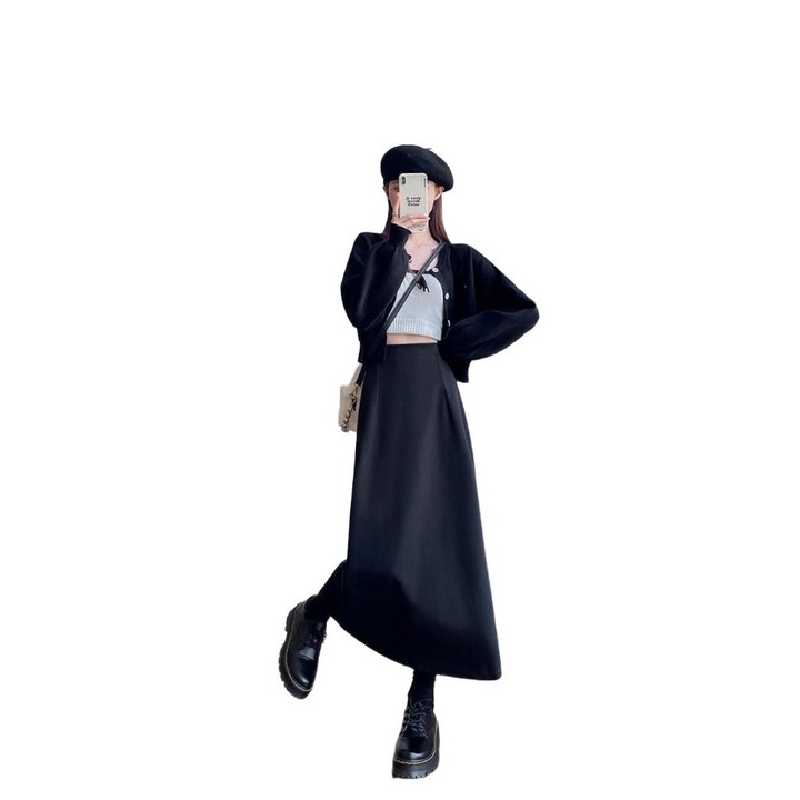 로엔다 꾸안꾸 데일리 롱스커트 치마