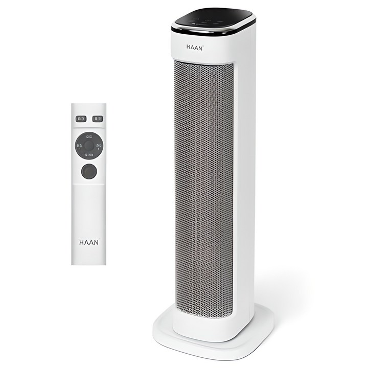 한경희이지라이프 초저소음 PTC 타워형 리모컨 그래핀 온풍기