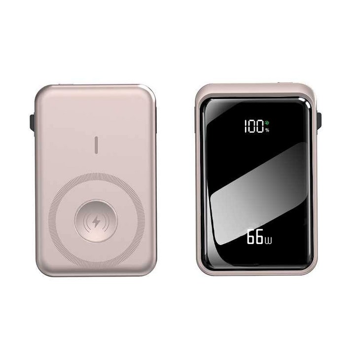 RYZO 66W 고속충전 20000mAh 대용량 보조배터리 자석 무선충전 항공기 반입 가능