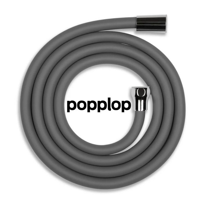 팝플랍 부드러운 물때방지 고급 무광 샤워기 호스