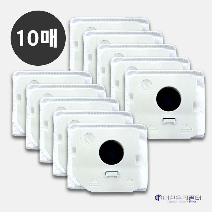 대한우리필터 삼성 비스포크 제트 청소기 먼지봉투 호환 10개 VCAAD95B 220W 250W 280W, 10매, 1세트