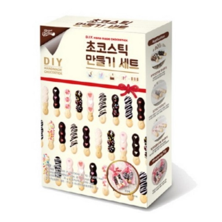 브레드가든 초코스틱 만들기세트, 6종, 1세트