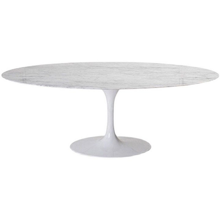 놀 사리넨 식탁 의자 세트 튤립 체어 다이닝 가구 knoll 천연 대리석 130×80