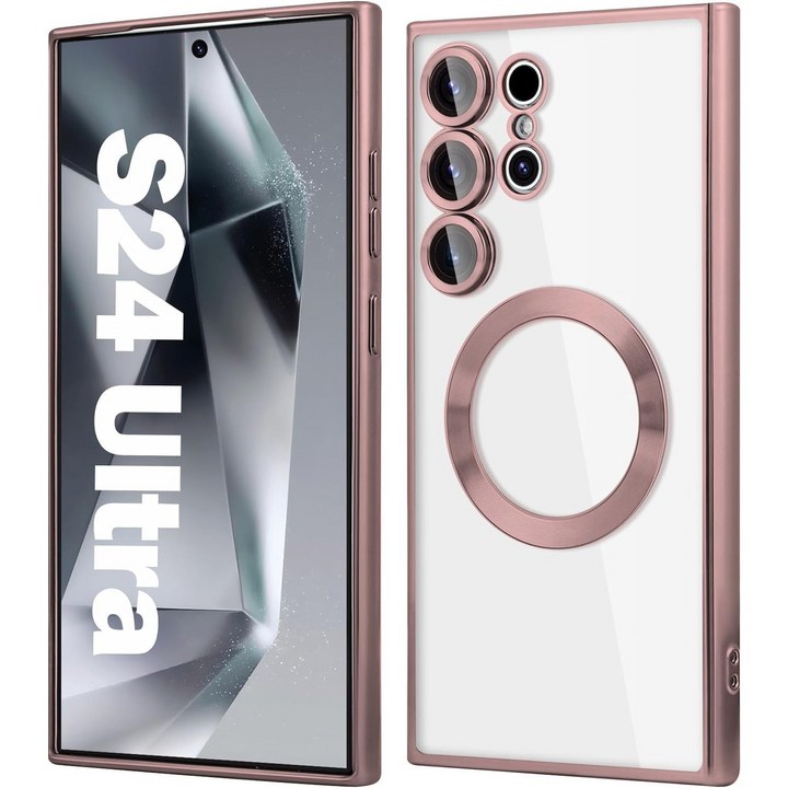 헤미션 S24플러스울트라 카메라 보호 맥세이프 케이스 렌즈 완전보호 MGC01