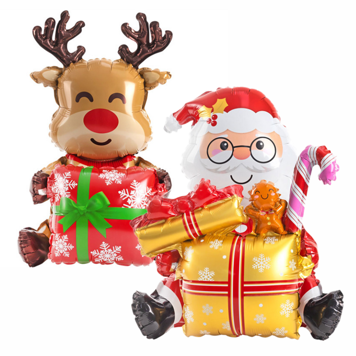 하하홈파티 산타 루돌프 크리스마스 스탠딩 풍선 SET