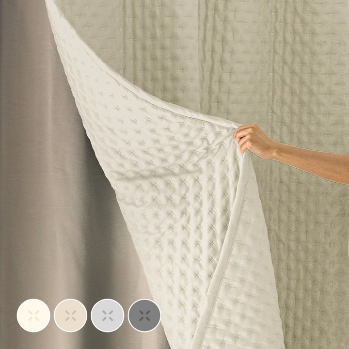 데시뉴 스테이 온 누빔 방한커튼 봉집형