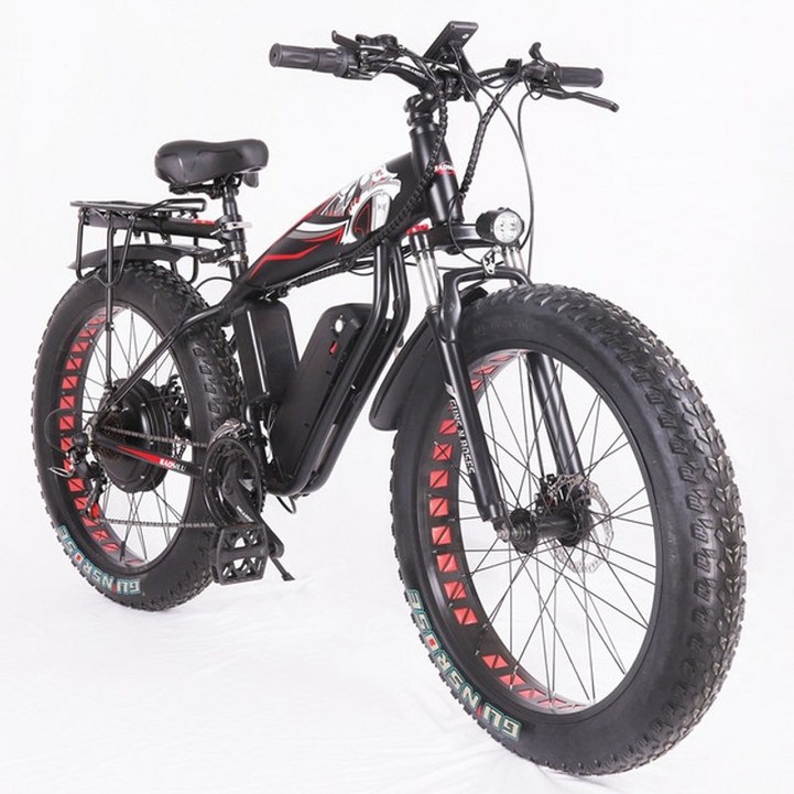 산악용전기자전거 2000w 48v 전기 자전거 26 인치 4.0 두꺼운 타이어 전기 설상차 17ah 배터리 휴대용 전기 산악 자전거