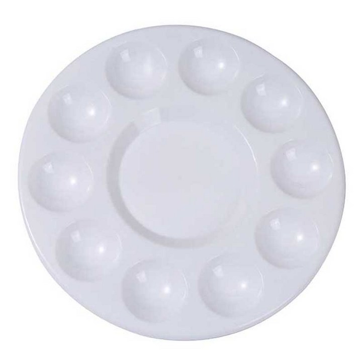 코히모 미술용 원형 팔레트 4W230, 12개, 10칸