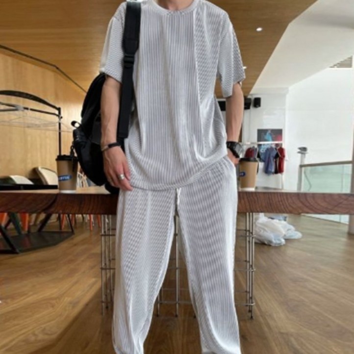 제이티엘 남성용 찰랑 스트레이트 상하의 세트