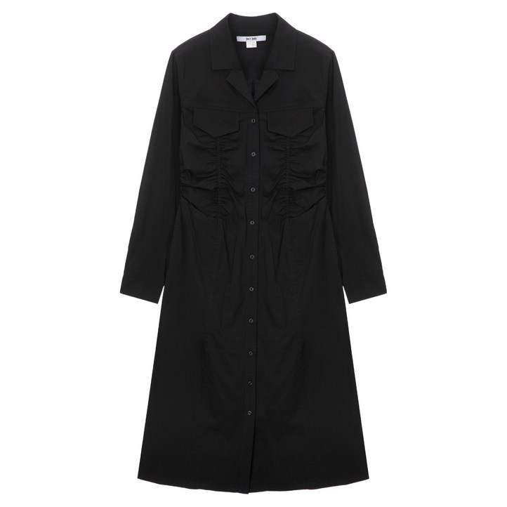 쥬시쥬디 J 셔링포인트 셔츠형 원피스 ON JYOP12AA