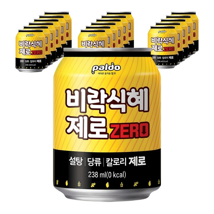 팔도 비락식혜 제로, 238ml, 18개 팔도 비락식혜 제로, 238ml, 18개