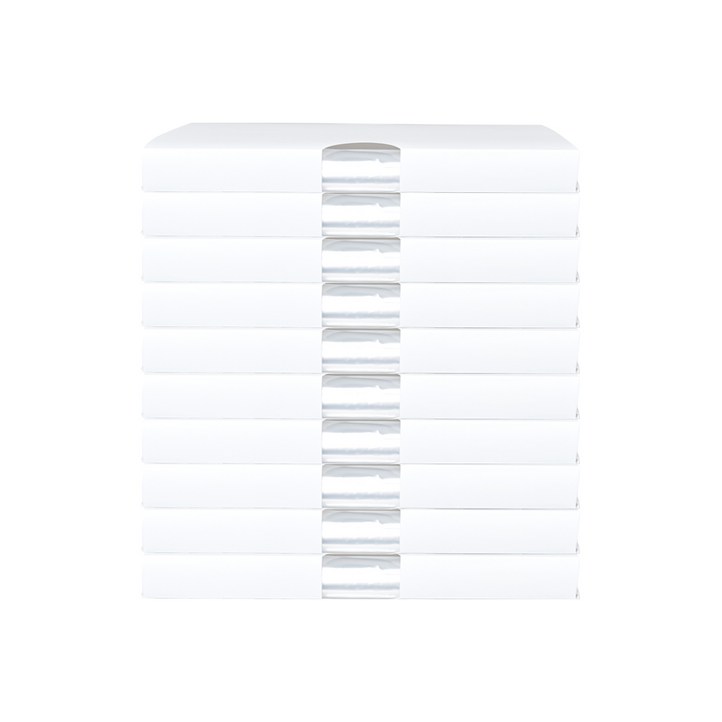 모노플랫 비닐 정리함 L, 화이트, 10개