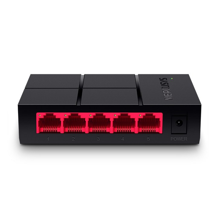 머큐시스 5 포트 10 / 100 / 1000 Mbps 기가비트 데스크톱 스위칭허브