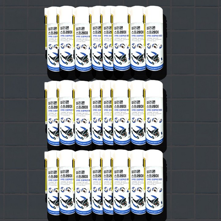 J299 실리콘스프레이 퍼펙트 프로텍션 420ML 정우케미칼 고무보호제 플라스틱보호제 실리콘구리스 플라스틱복원제 실리콘 노즐 일체형 윤활제, 28개, 420ml