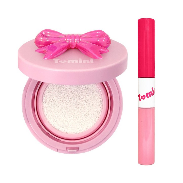 듀얼 쥬시 립글로스 메이크업세트, 진핑크선쿠션립글로스, 1개