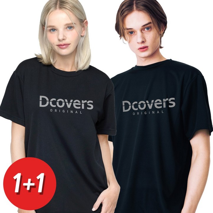 11 디커버스 2장 DCOVERS 기능성 티셔츠 남자 여성 반팔티